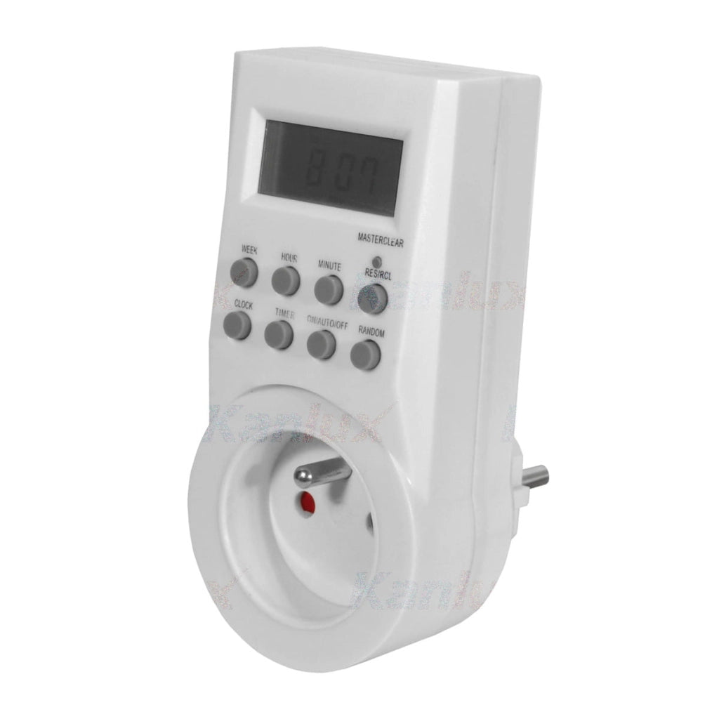 Timer presa programmabile Kanlux Cyber 1016 16A 3600W