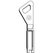 CHIAVE PIATTA FICHET FT500 SILCA  OTTONE NICHELATO