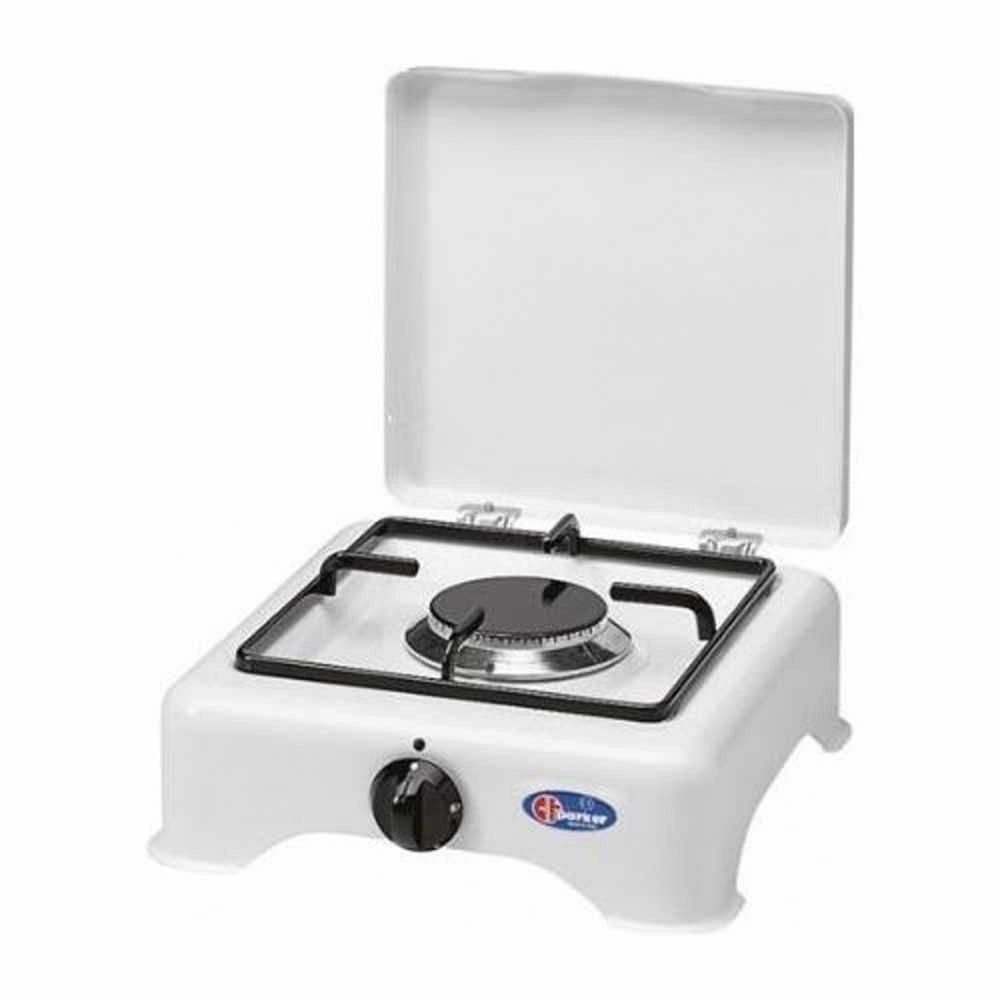 FORNELLO A GAS 1 FUOCO GPL GRIGLIA SMALTATA NERA 29X29 PARKER  - PARKER
