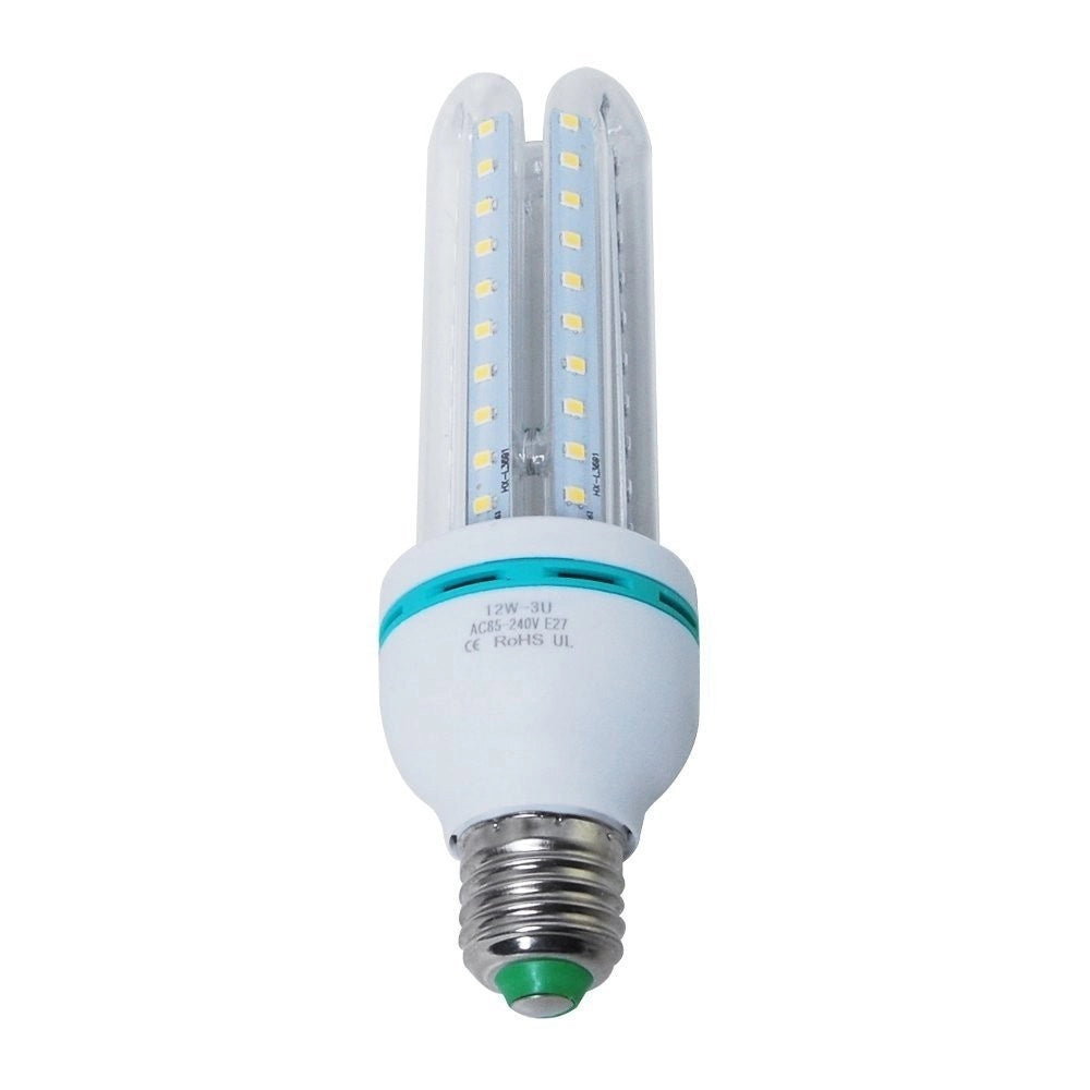 Trade Shop - Lampadina Lampada Tubo Led Luce Bianca Fredda Calda E27 Risparmio 3u 12w -