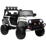 Coche Elettrico per Bambini con Telecomando e Luci LED ¨C Zephmum ¨C Bianco