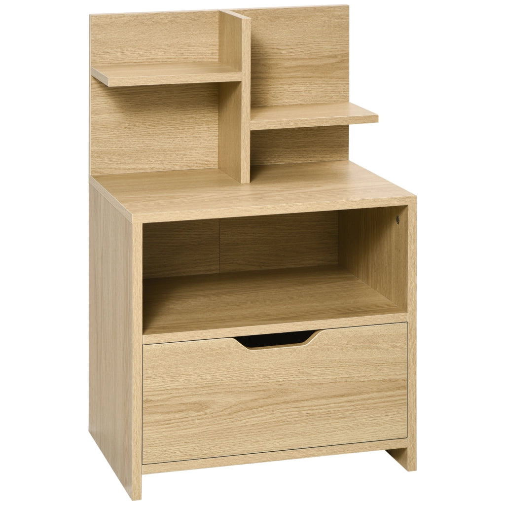 Comodino con cassetto e ripiani ¨C Xylo ¨C Truciolato 45x35x73 cm