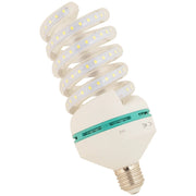 Trade Shop - Lampadina Luce Led Spirale E27 Basso Consumo Luce Bianco Bianca Freddo 6500k W -