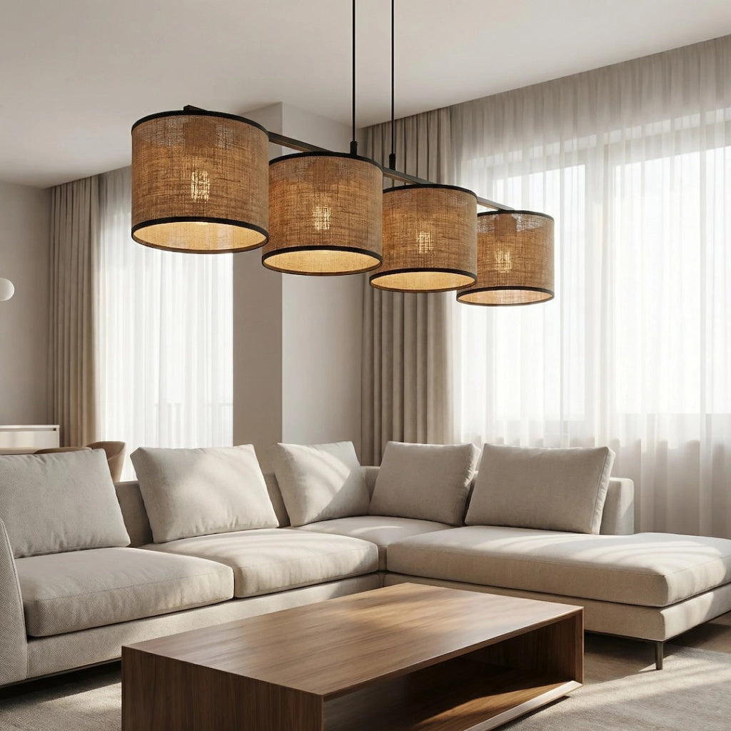 Lampada a sospensione ECO cilindrica 4xE27 Emibig