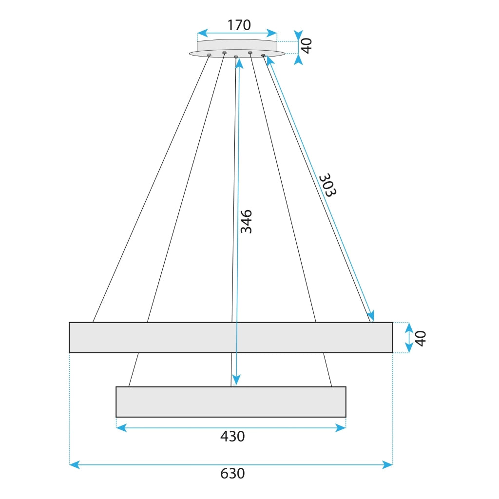 Lampada Led G045-2cp Gold