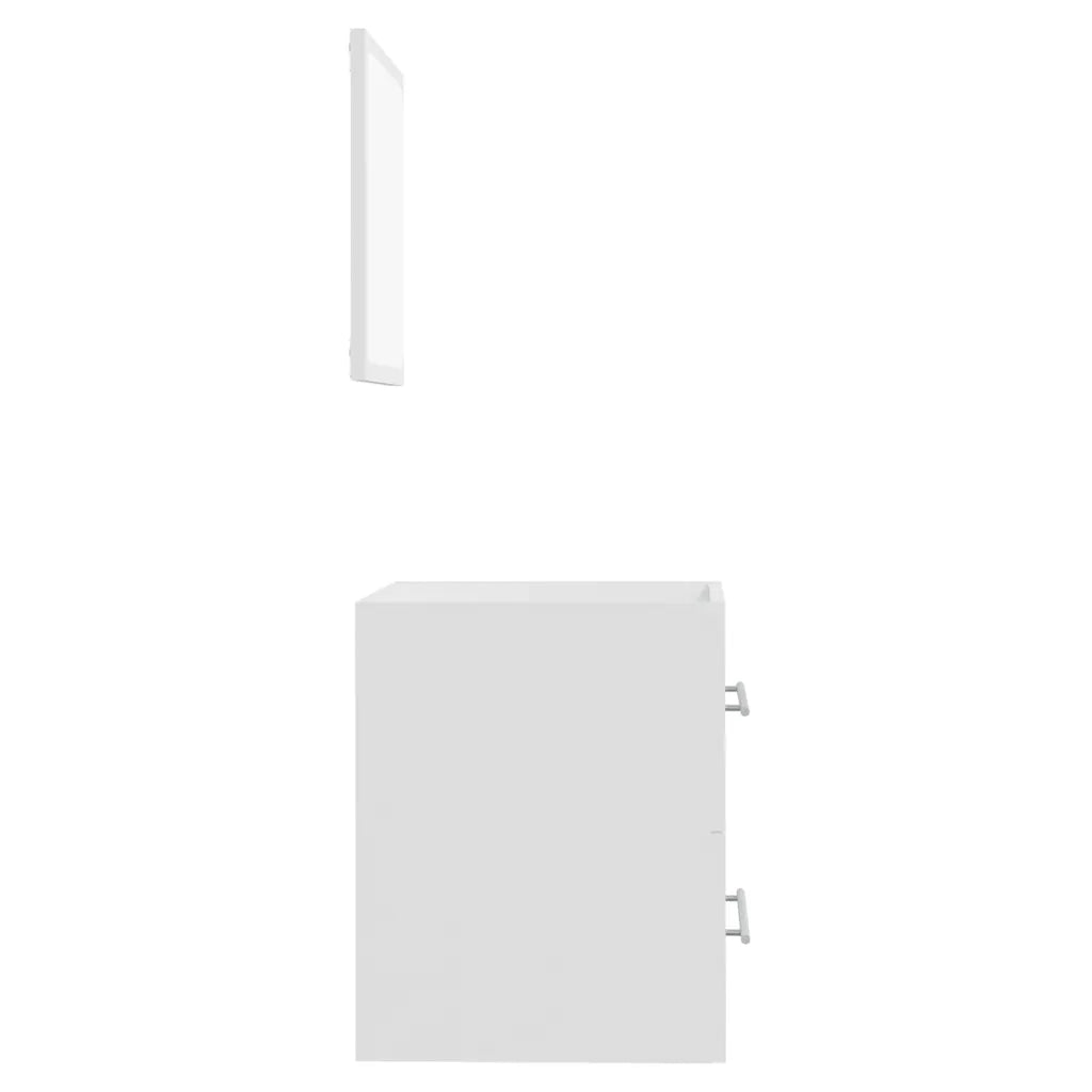 Mobile da Bagno con Specchio-Armadietto a Specchio da Bagno Bianco 41x38,5x48 cm