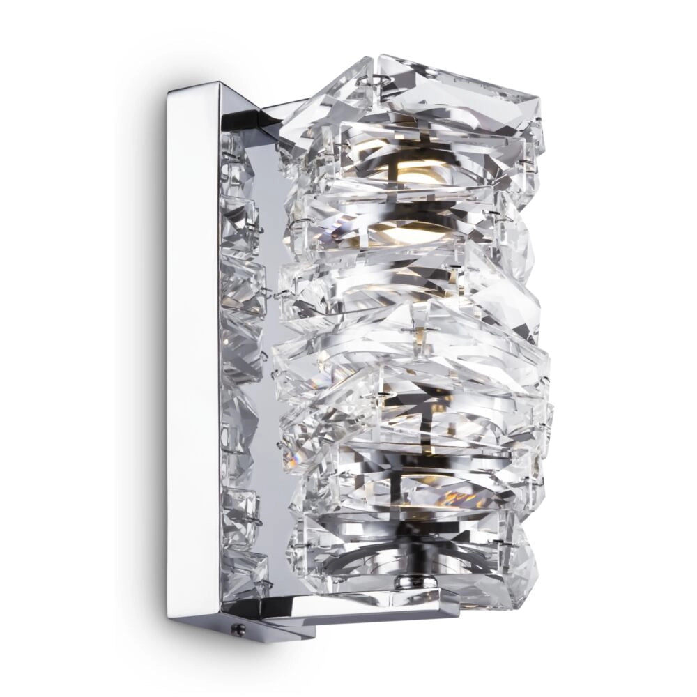 Applique cristallo Coil Maytoni LED 6W 3000K cromo