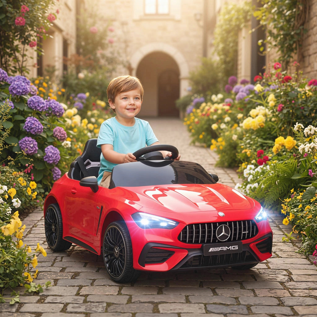 Auto Elettrica Bambini Mercedes ¨C Minimal ¨C Rosso