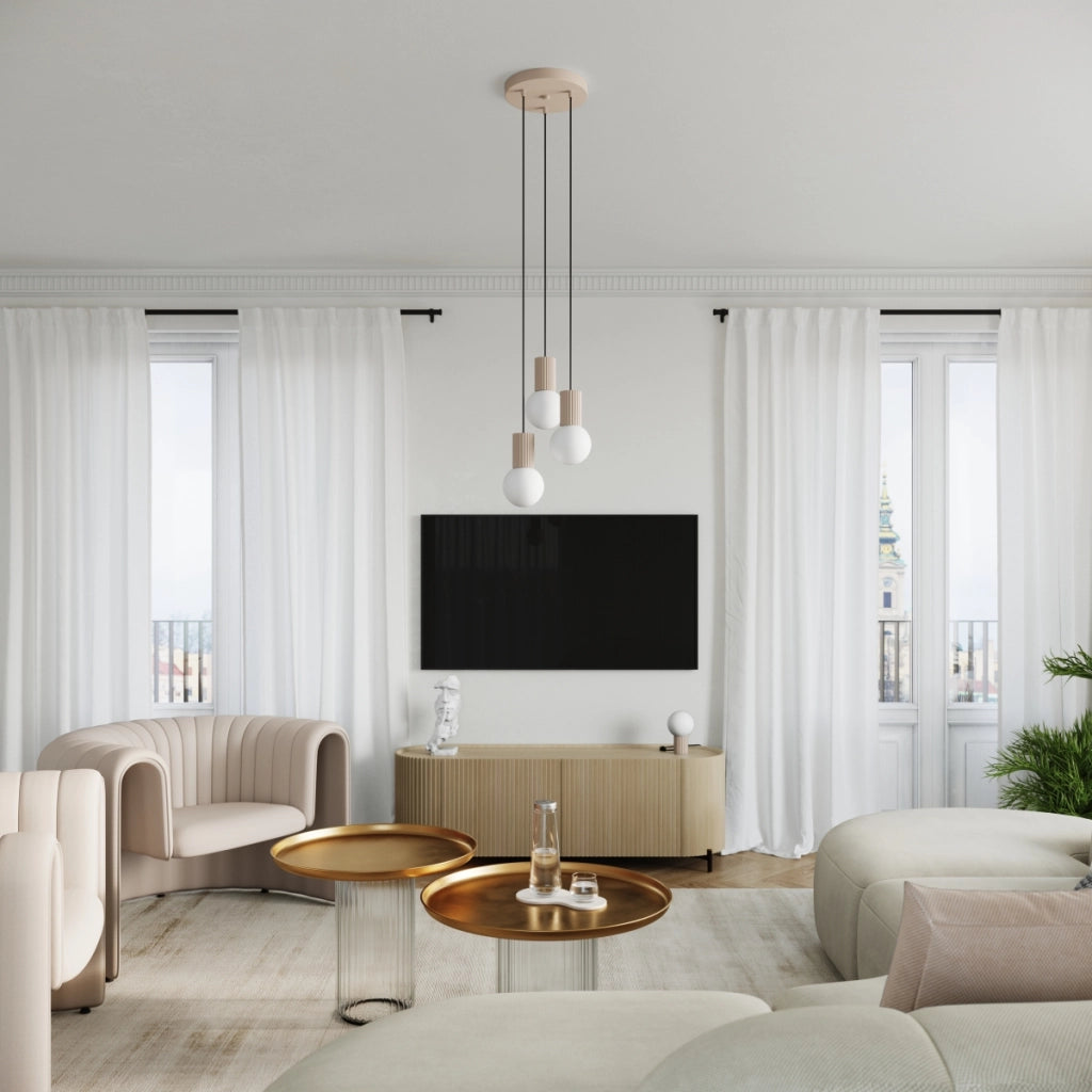 Lampada da tavolo HALO taupe