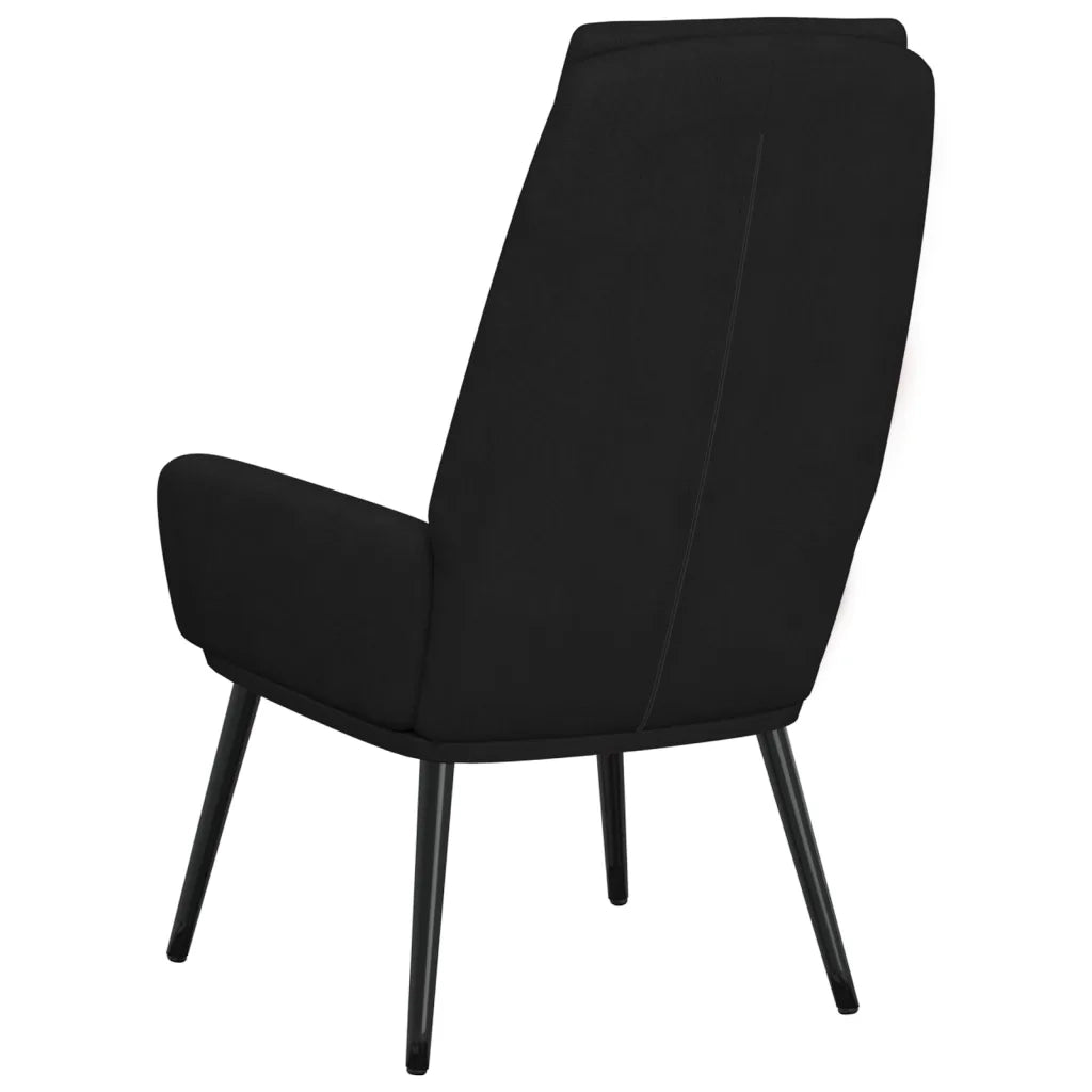 Sedia Relax Nera in Tessuto 341318