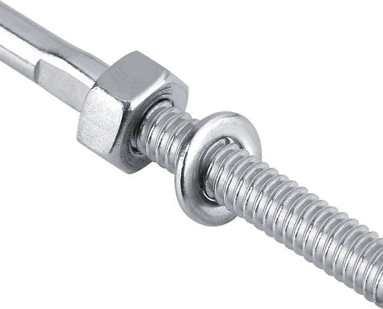 Leva Railing Raccordo Cavo RVS - 10 pezzi Hardware per Sistema Railing Cavo 1/8