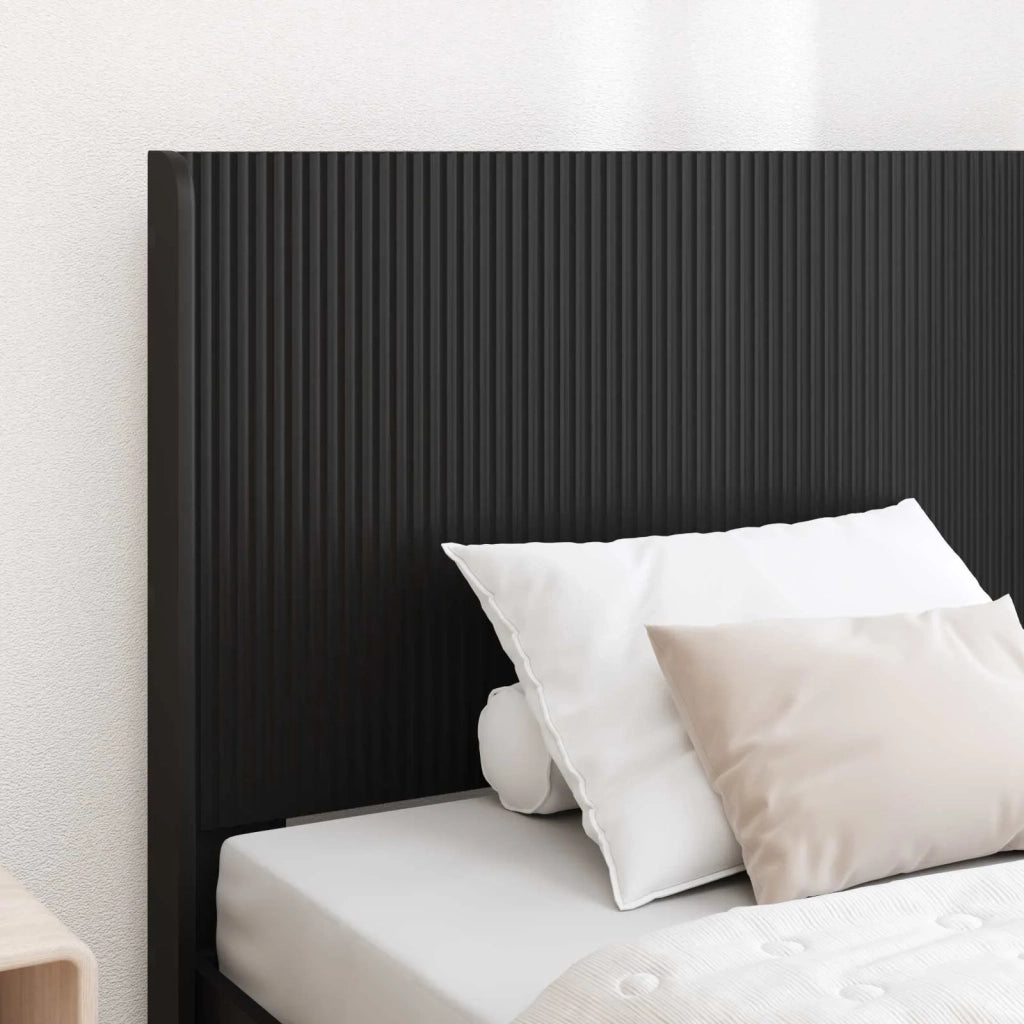 Testiera | Testata Letto Nero Legno ingegnerizzato