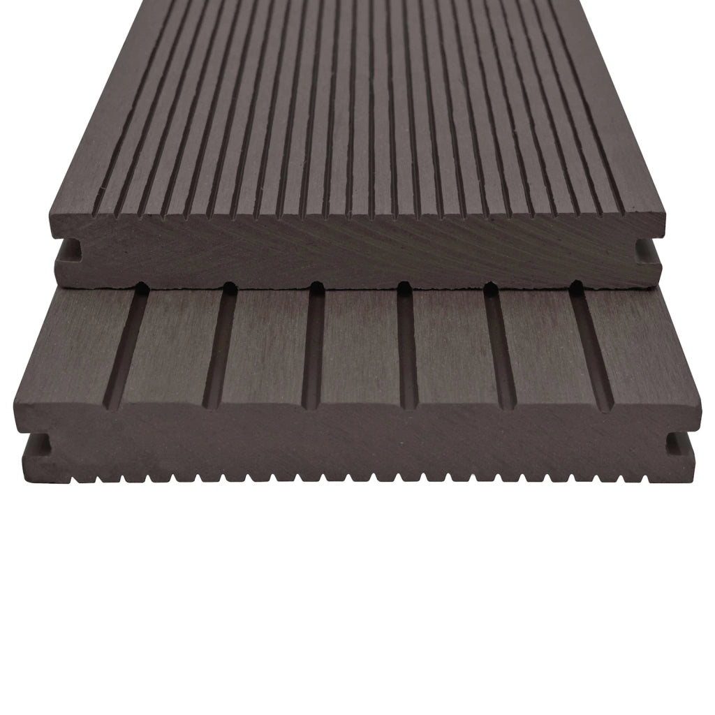 Pavimento da Deck 60 pcs Marrone Scuro WPC 3444755