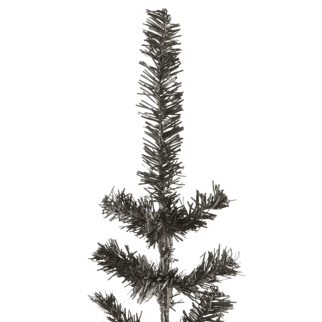 Albero di Natale Sottile Nero 210 cm 329220