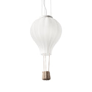 Sospensione Moderna Dream Corda Bianco 1 Luce E27 D30Cm