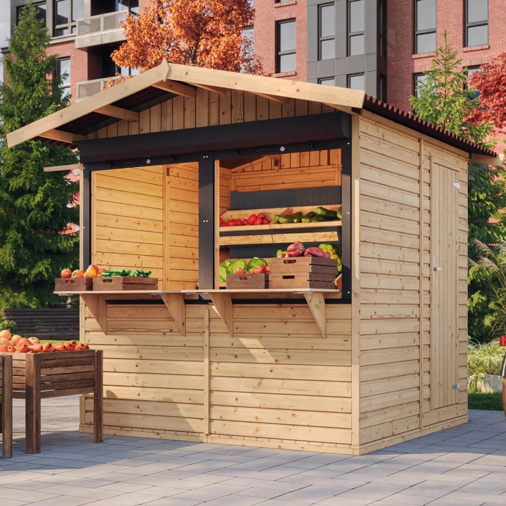 Chiosco in legno da giardino - 253x263 cm/4 m2 - TIMBELA M149Z