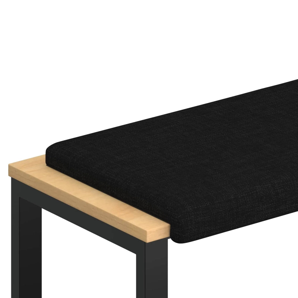Cuscino per panchina Tessuto Nero Profondità 35 cm 42043164