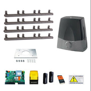 KIT MOTORE 1000KG SCORREVOLE AUTOMATICO CON 4 MT CREMAGLIERA NYLON 230V KV10