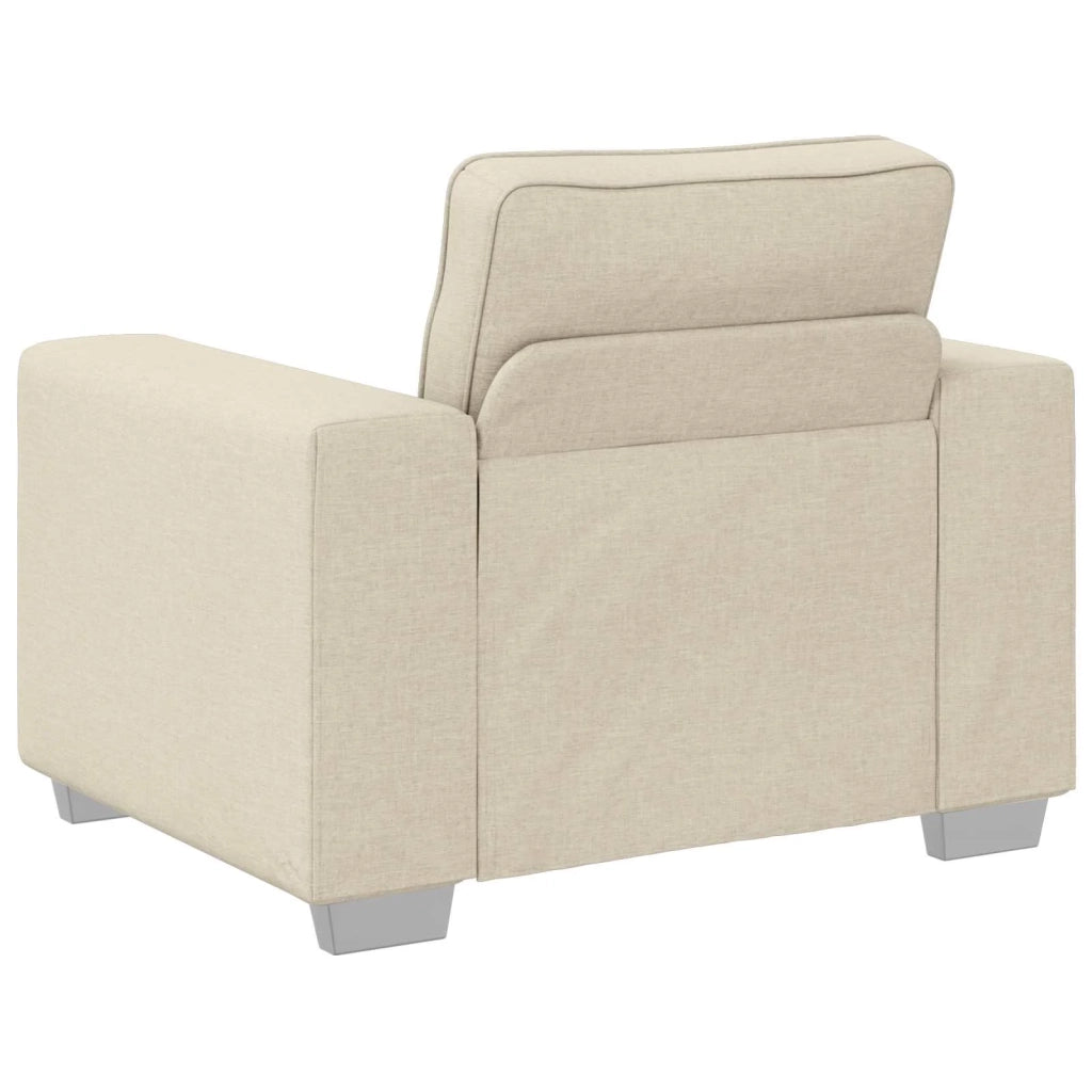 Divano 2 pcs Beige 219 x 80 x 82 cm Tessuto misto lino 3324689