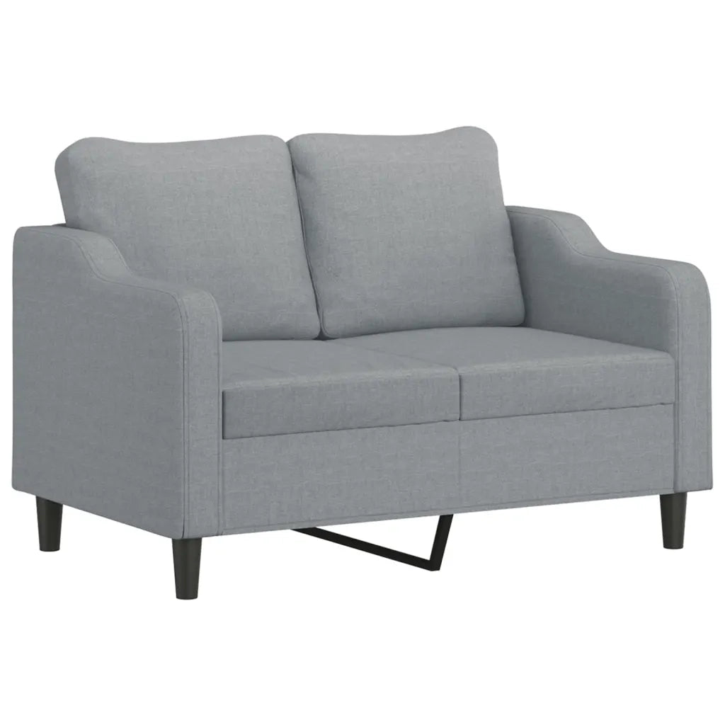 Divano a 2 Posti-Sofa 2 Posti Grigio Chiaro 120 cm in Tessuto 735346