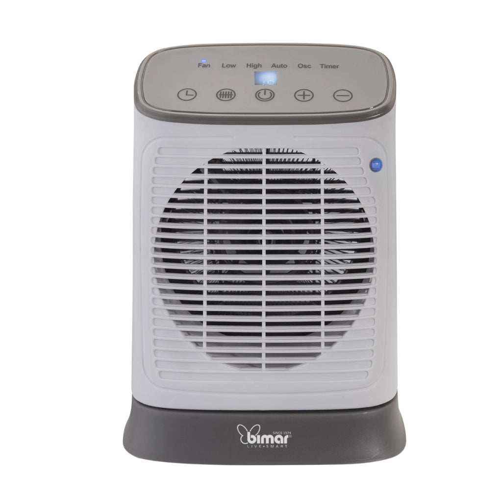 Bimar Termoventilatore Wi-Fi HF210 Oscillante Controllo Vocale Timer 8h Basso Consumo