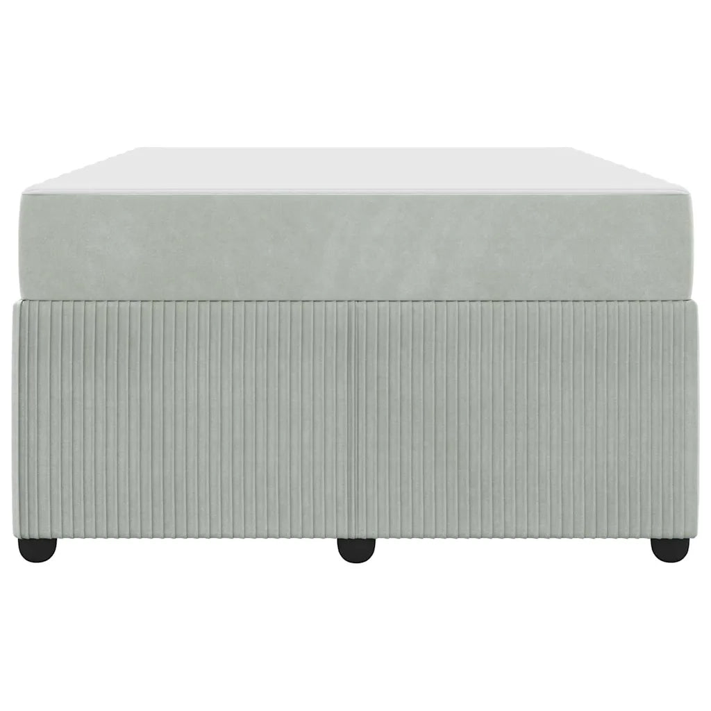 Letto matrimoniale | Letto per adulti | Struttura del letto Grigio chiaro 120 x 200 cm Tessuto