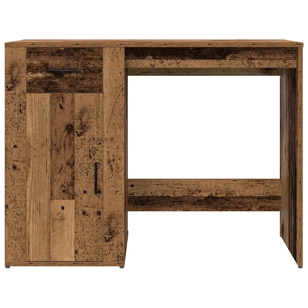 Scrivania | Tavolo da Ufficio Legno Antico 100x49x75 cm in Legno Multistrato