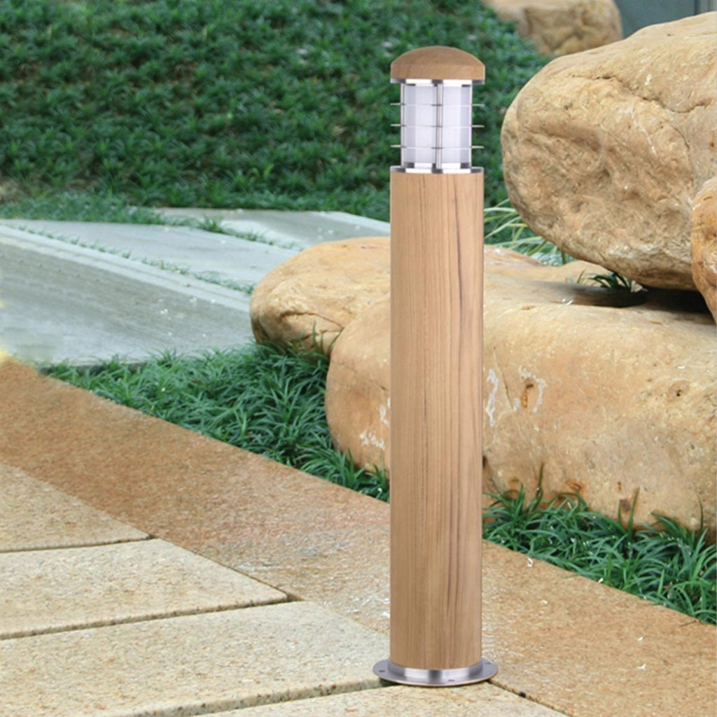 Lampada da esterno Poole Garden Zone teak inox E27
