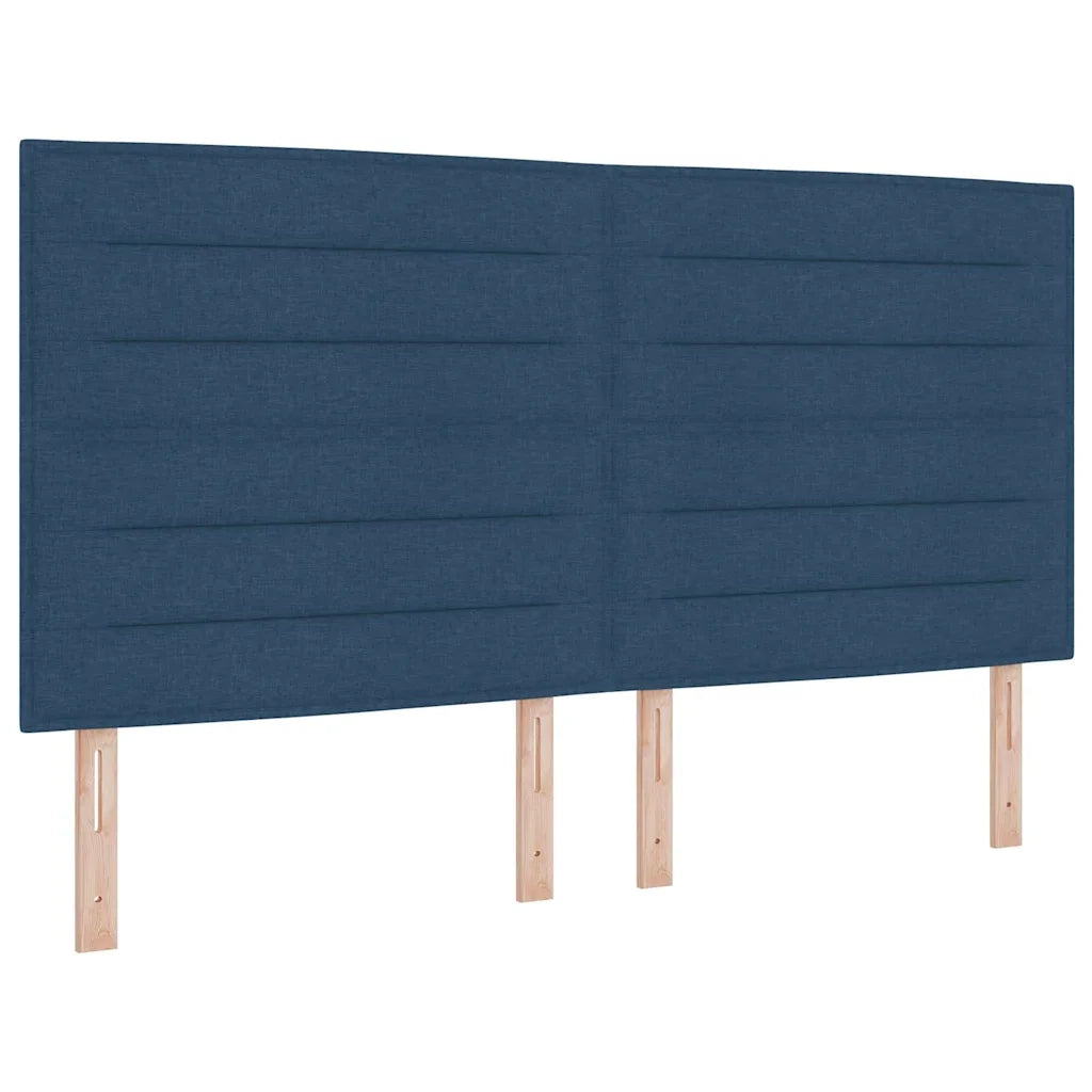Letto a molle con materasso Blu 180 x 200 cm Tessuto 3339335