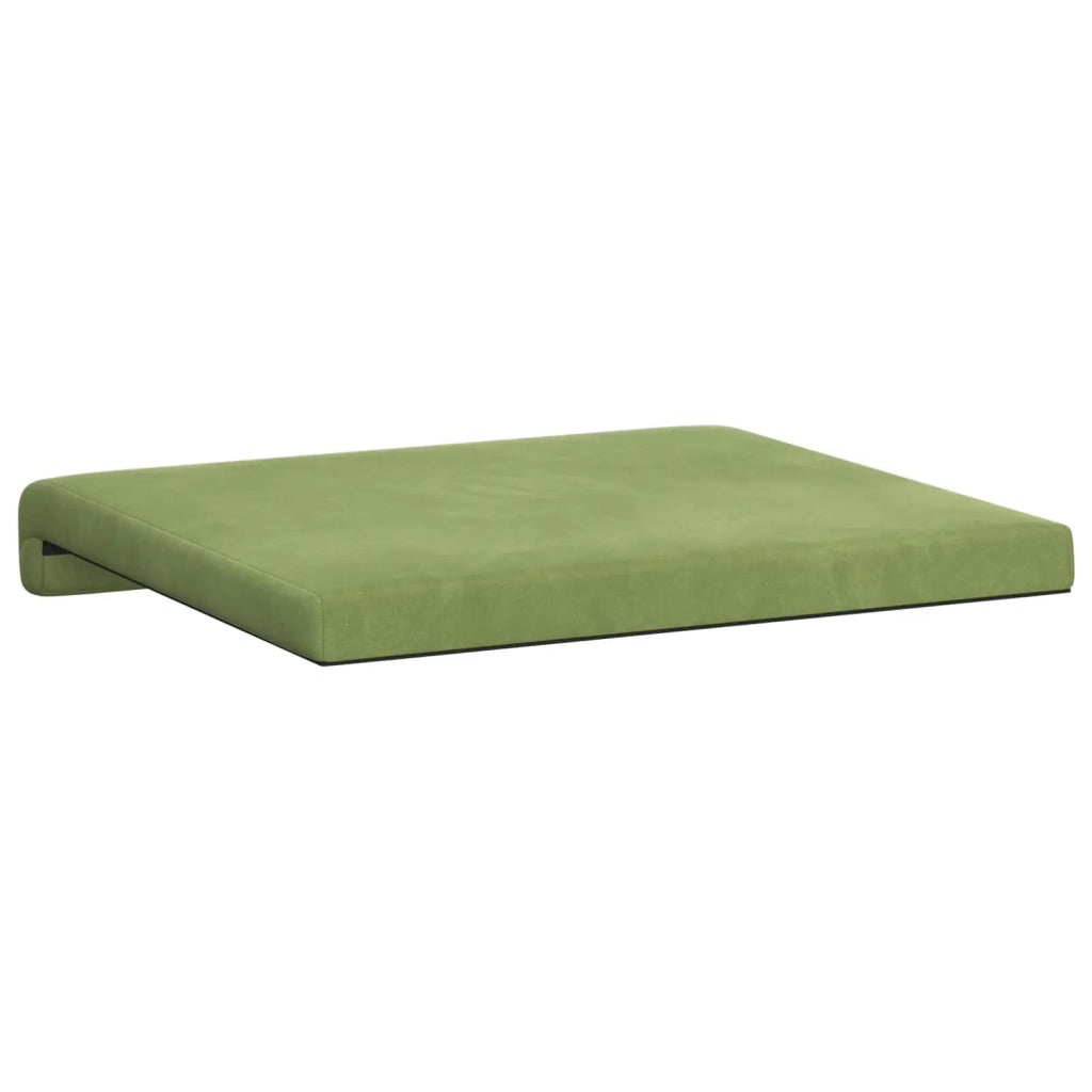 Cuscino per panchina 2 pcs Velluto Verde chiaro 42043024