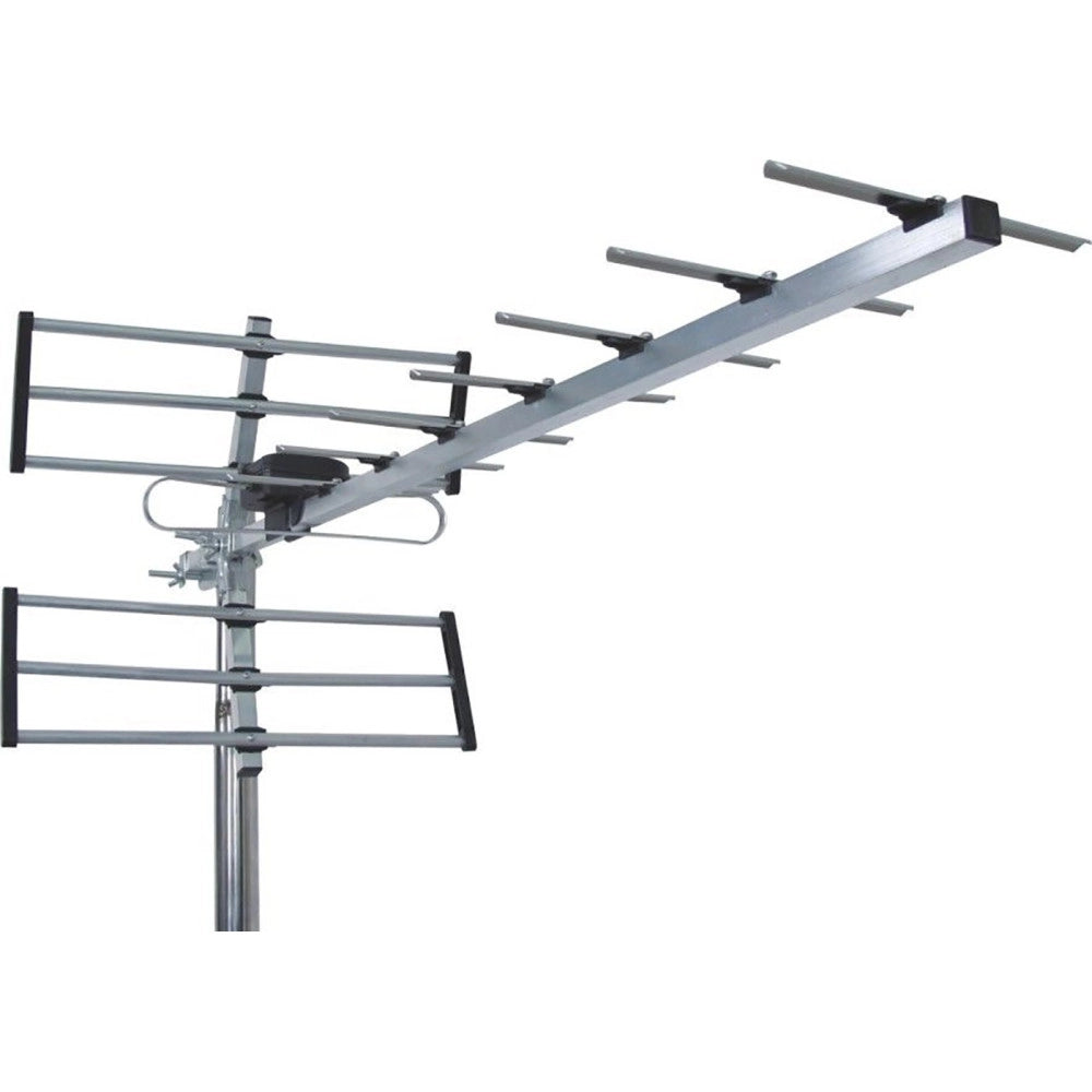 Trade Shop - Antenna Tv Digitale Terrestre Uhf Esterna Dvb-t Hd Radio Televisione Direzionale -