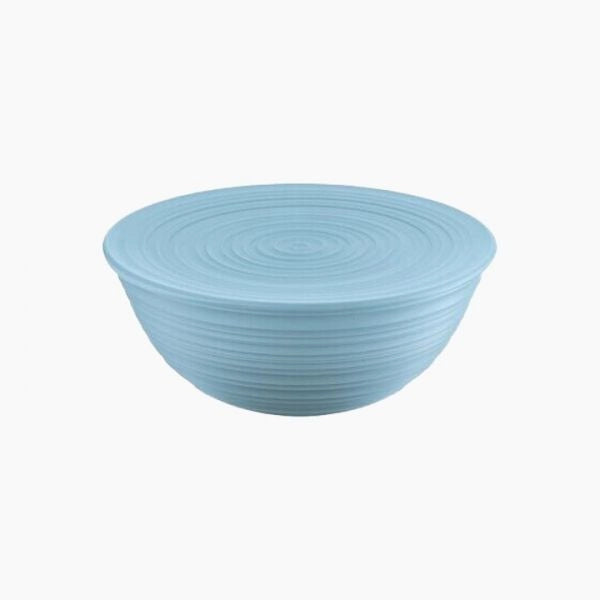 Contenitore con coperchio Tierra L ø25 color celeste