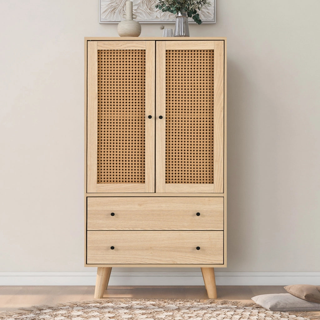 Mobile TV con Ante e Cassetti ¨C MINIMAL ¨C Legno, 60 cm