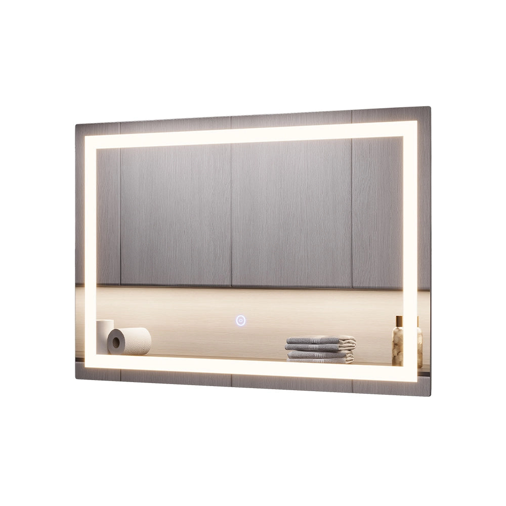 Vicco Specchio bagno Vetro 60 x 40 cm con illuminazione frontale