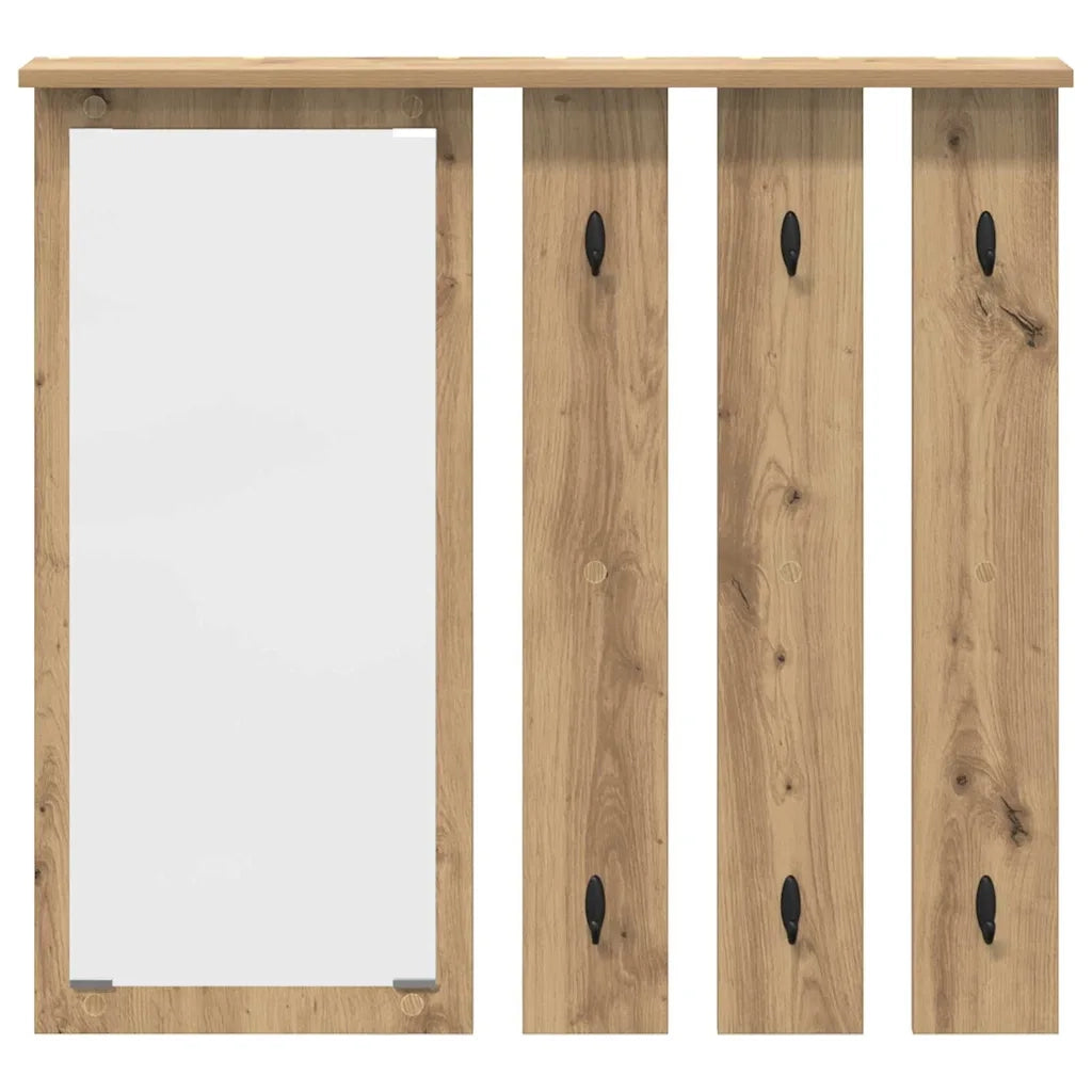 Appendiabiti a muro rovere artigianale 84 x 10 x 80 cm CFW3294394