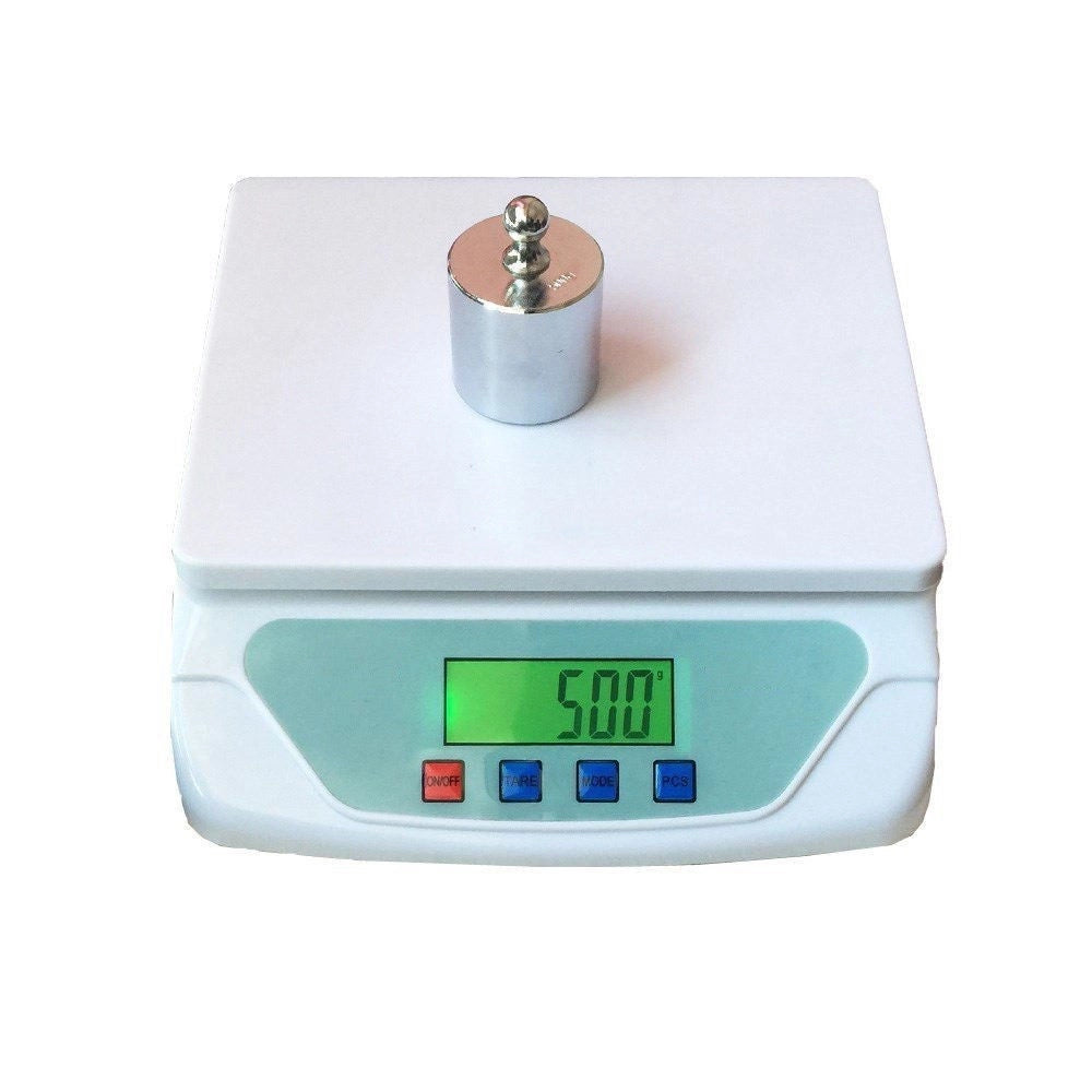 Trade Shop - Bilancia Elettronica Digitale Professionale Min 1 Gr Max 25kg Cucina Laboratorio -