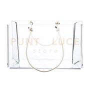 SHOPPER MEDIA CHARLOTTE IN CRISTALLO ACRILICO TRASPARENTE