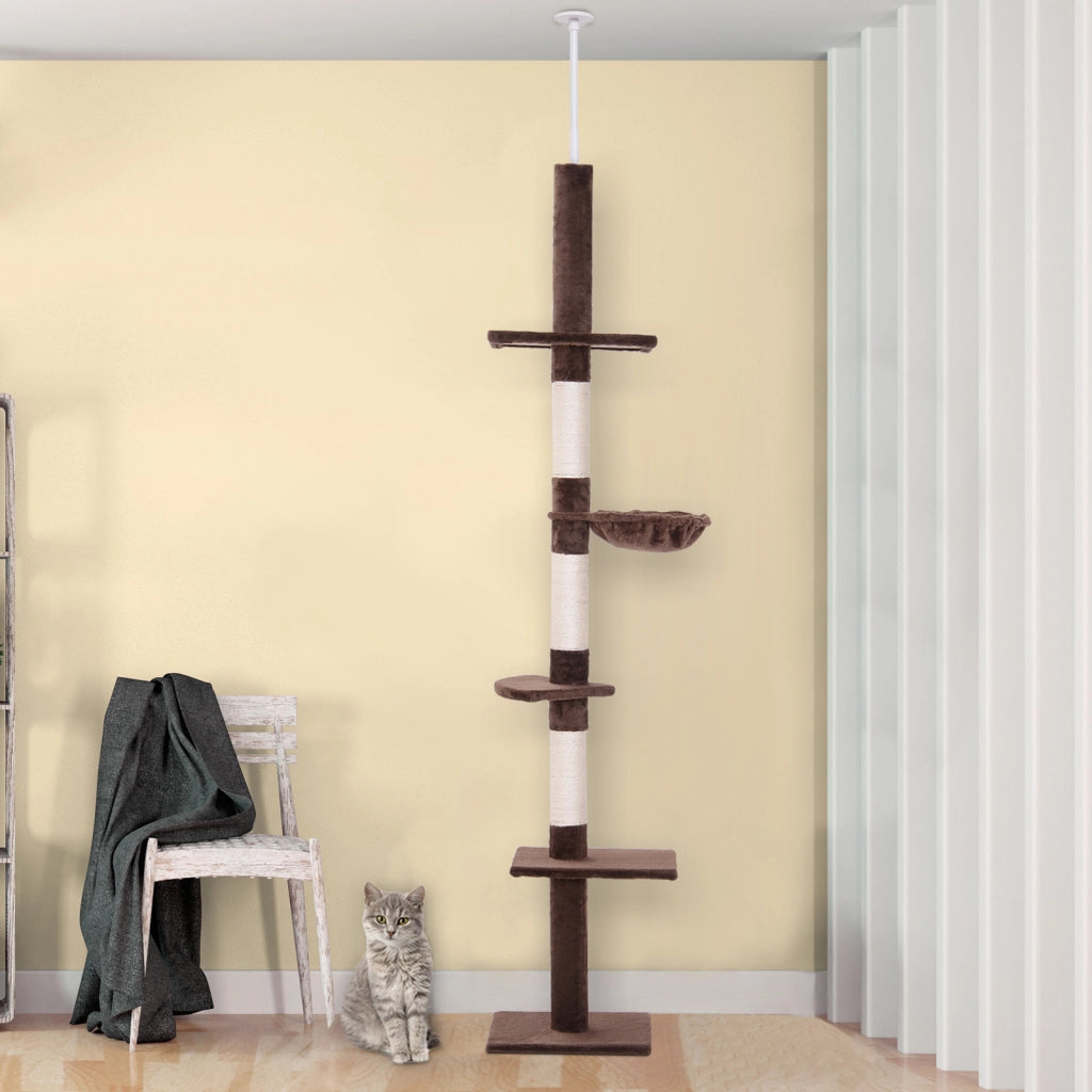 Albero per Gatti ¨C Minimal ¨C Marrone 230-260 cm