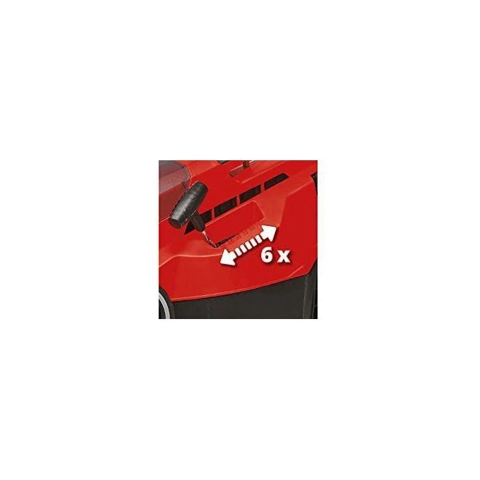 Einhell 3413282 RASARRO 36-36 Tagliaerba a Batteria 36V 36 cm 400 m² 45 L 6 Livelli 2 Batterie 3,0Ah colore Nero Rosso