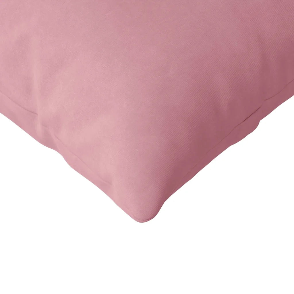 Cuscini da Divano 2 pz-Set di 2 Cuscini per Sofa Rosa 145 x 40 cm Tessuto in Cords