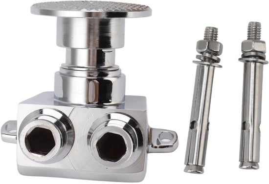 Pedale per acqua senza mani - Controllo rapido - Flusso veloce - Durevole - Resistente all'usura - Incluso set di viti