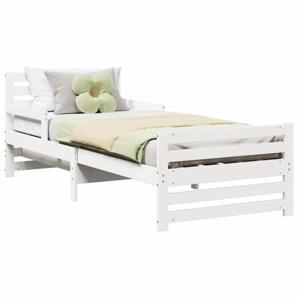 Struttura del letto Bianco 80 x 200 cm Legno multistrato