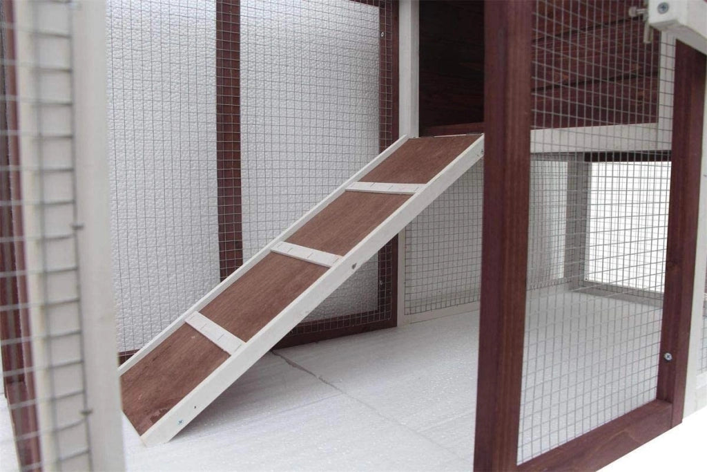 CASETTA PER GALLINE POLLAIO FORESTA IN LEGNO BICOLORE 122X63