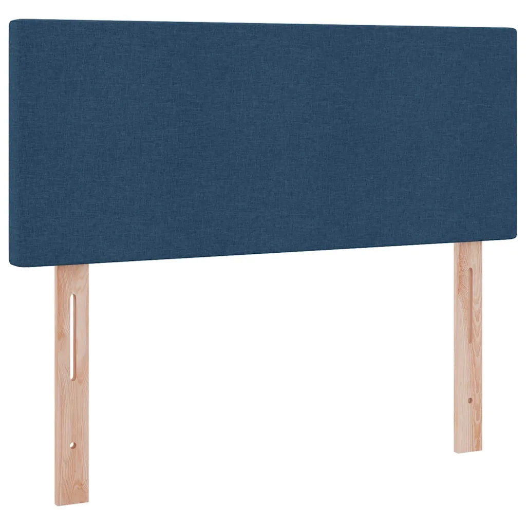 Letto con contenitore e materasso con testiera Blu 120 x 200 cm 3370442