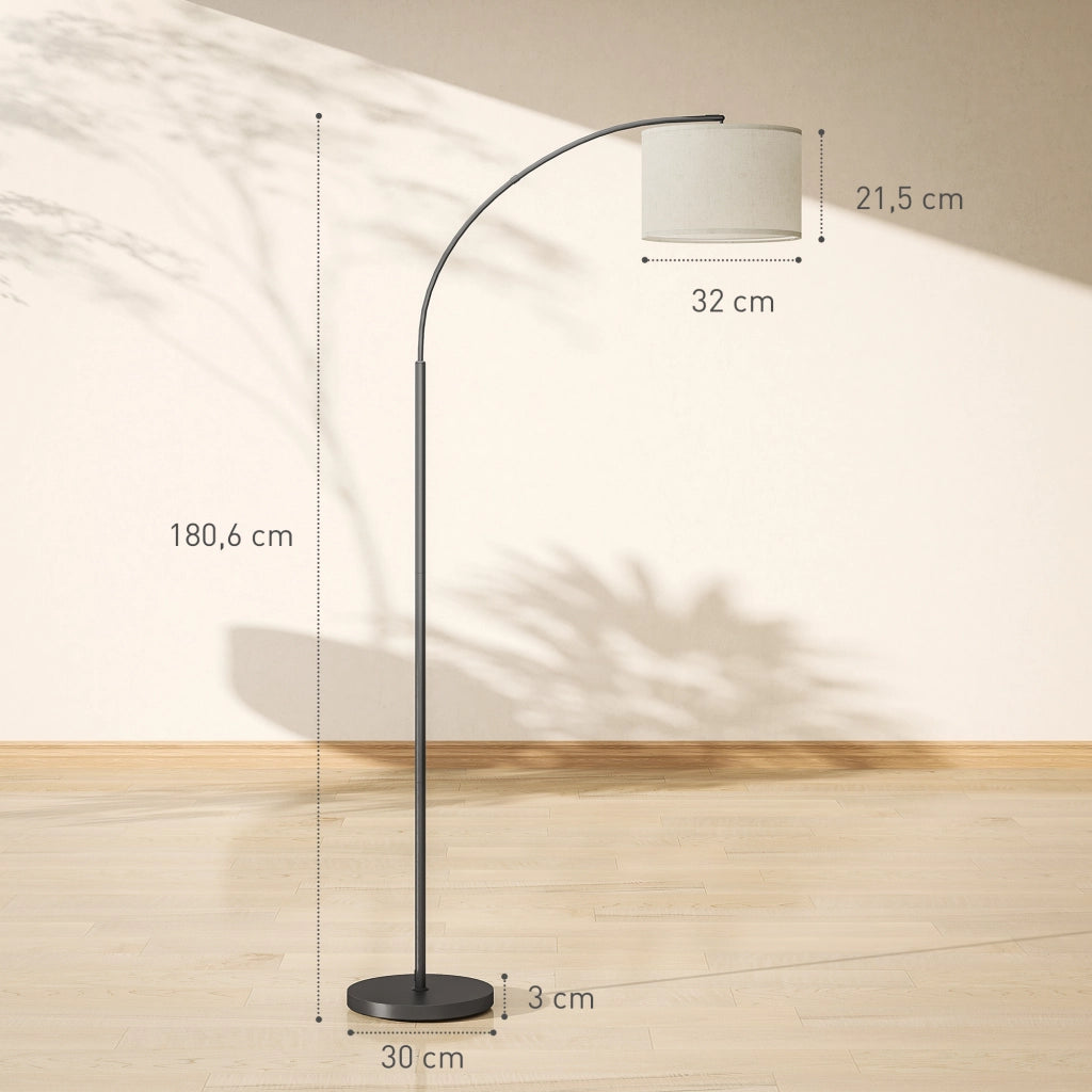 Lampada da terra con telecomando ¨C Minimal ¨C nero
