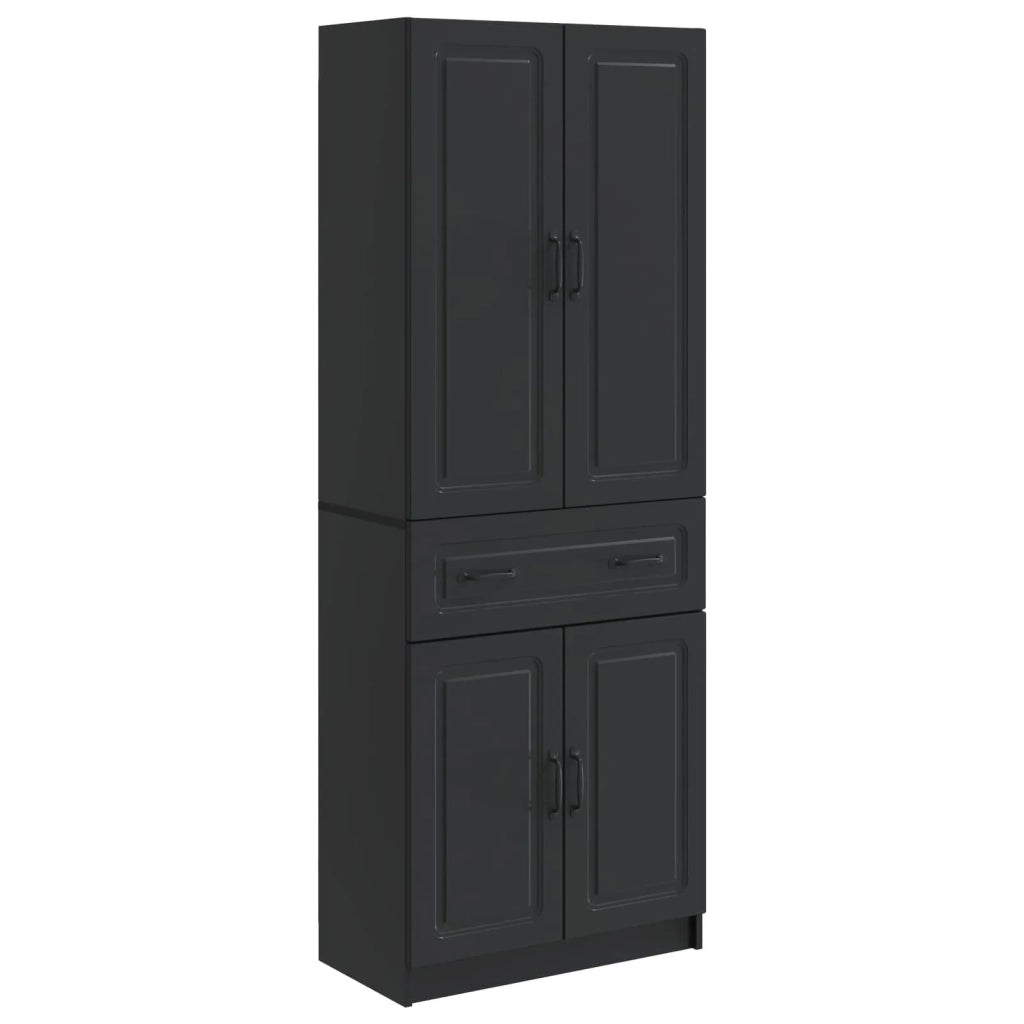 Set di armadi 2 pz Nero Legno ingegnerizzato 3416989