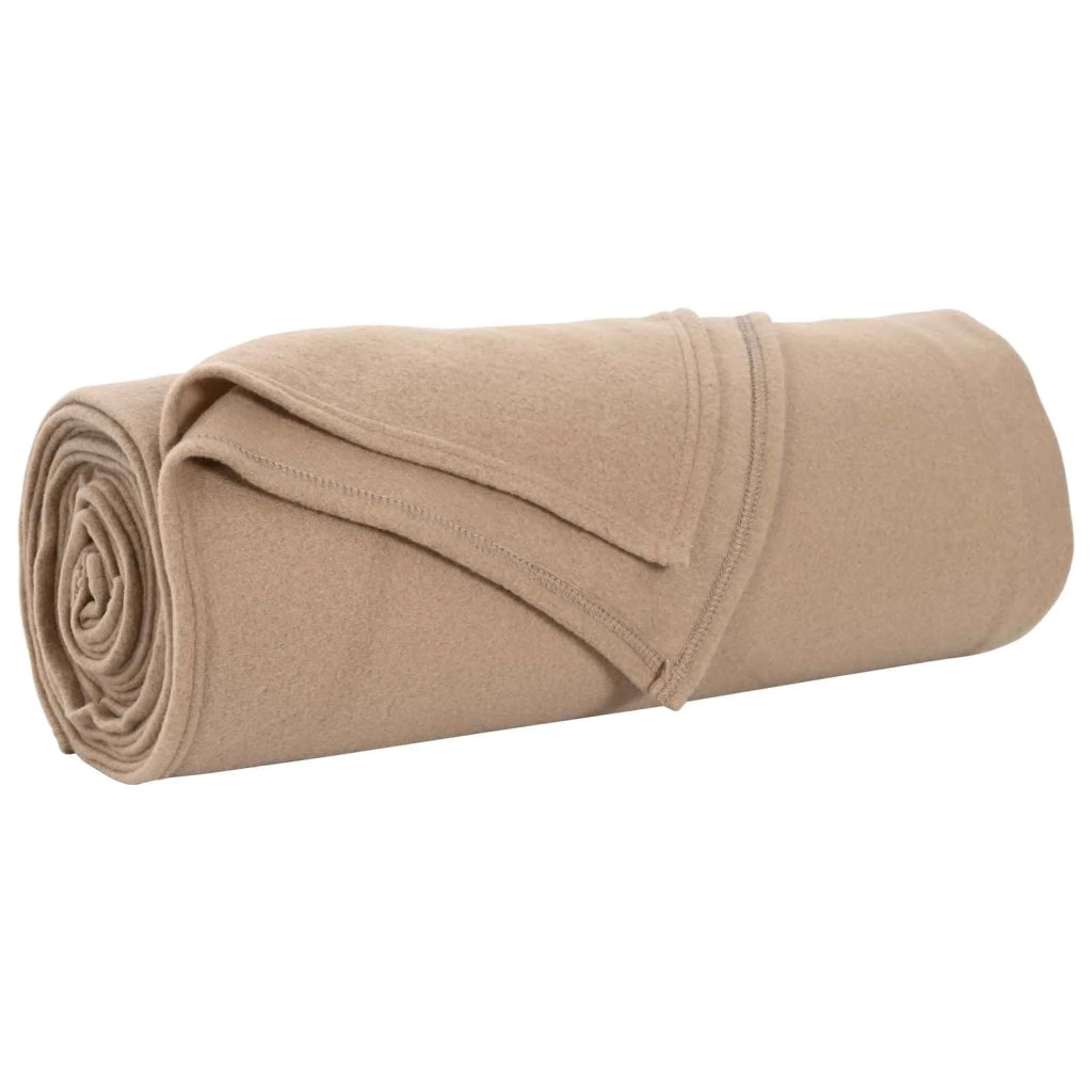 Coperte da Pile 6 pcs Cammello 280 x 210 cm Panno 42017141