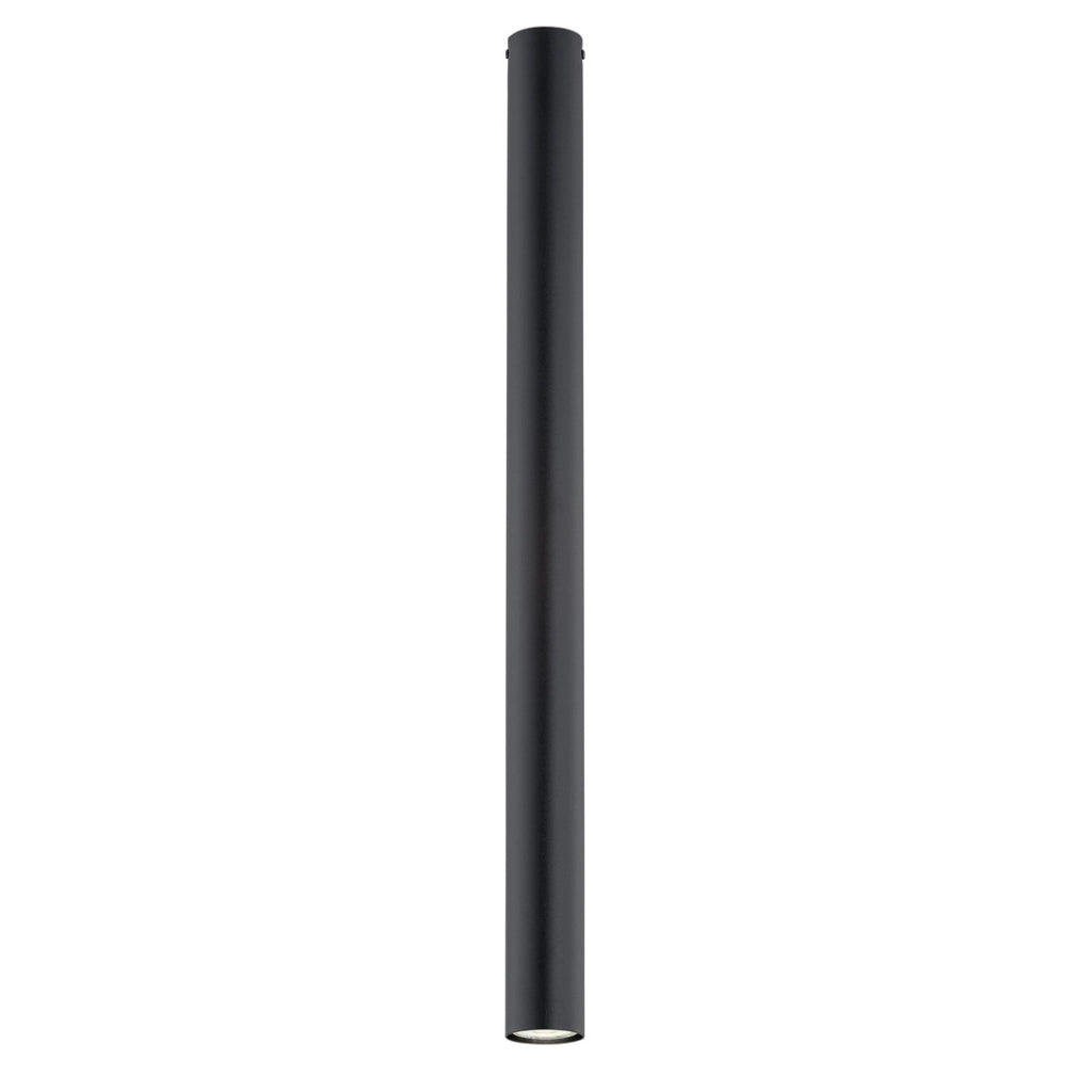Faretto soffitto nero tondo 80cm GU10 8W Emibig TECNO