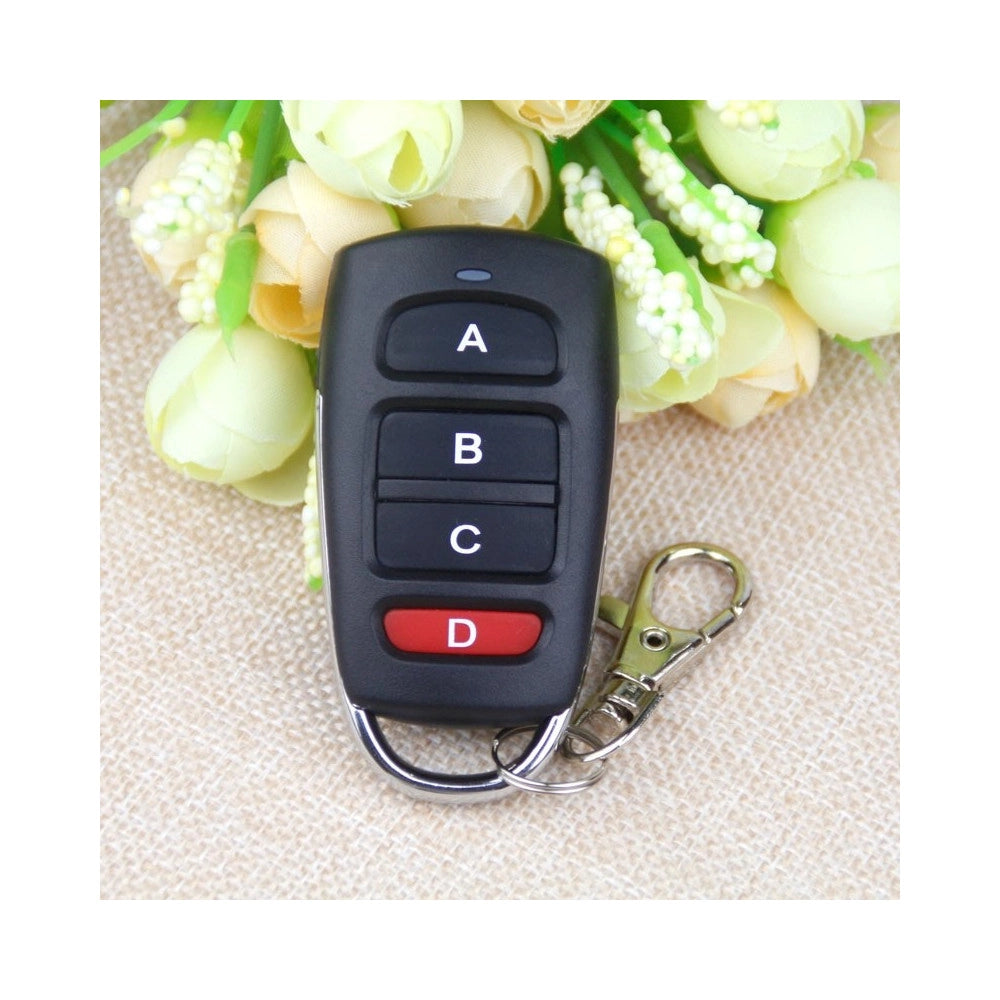 Trade Shop - Telecomando Cancello Duplicatore Codici Code Universale 4 Canali Frequenza 433 -
