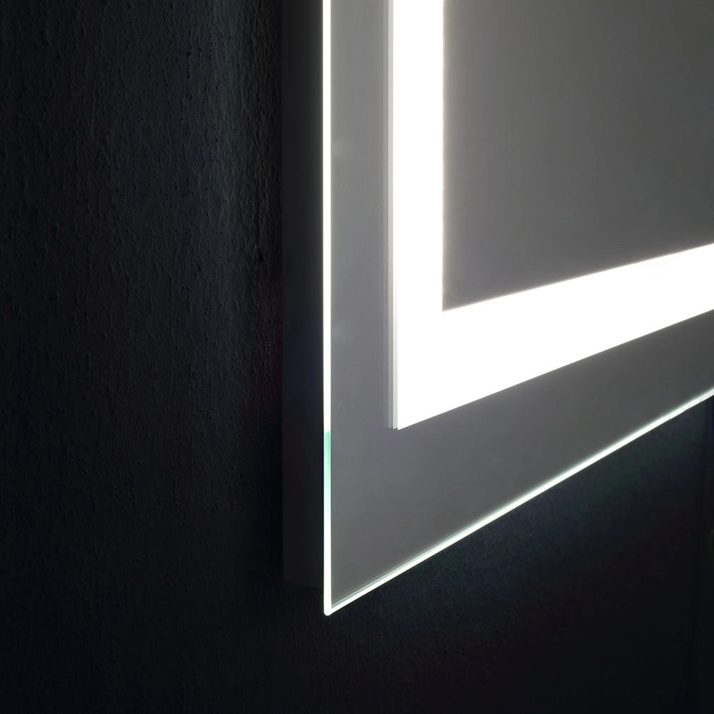 Specchio bagno a led 80x60 con sensore touch